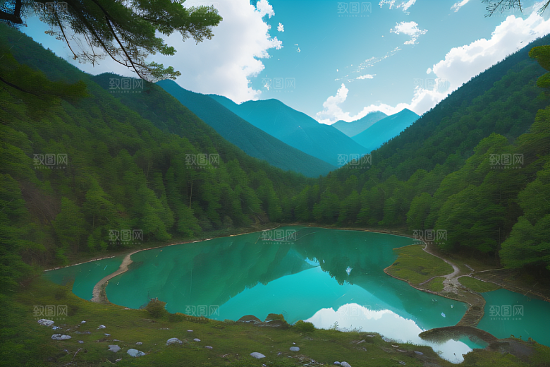 山谷中的宁静九寨沟的心灵净化之地