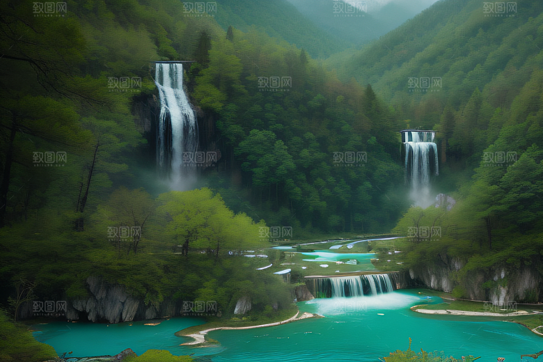 山谷中的宁静九寨沟的心灵净化之地