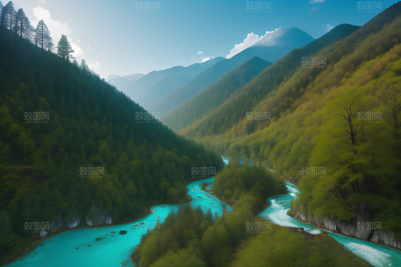 山谷中的宁静九寨沟的心灵净化之地