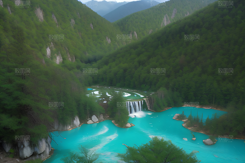 山谷中的宁静九寨沟的心灵净化之地