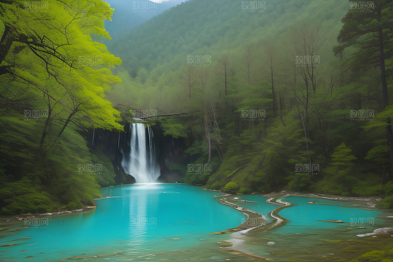 山谷中的宁静九寨沟的心灵净化之地
