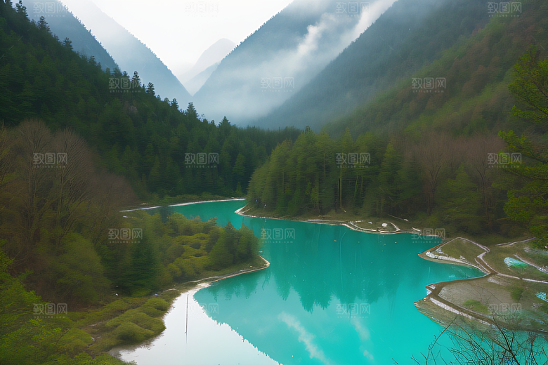 山谷中的宁静九寨沟的心灵净化之地