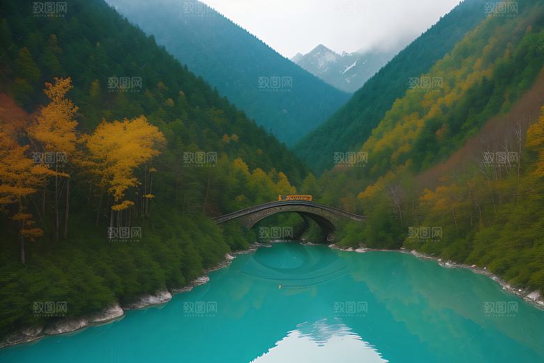 神奇的自然艺术九寨沟的景观壮丽