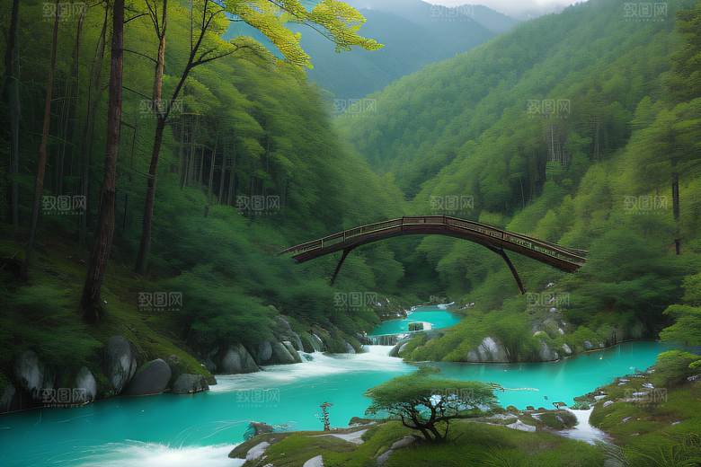 神奇的自然艺术九寨沟的景观壮丽