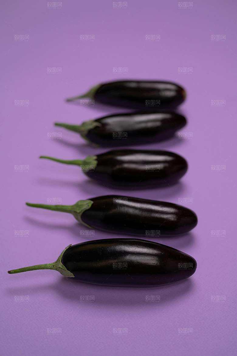 茄子蔬菜摄影素材