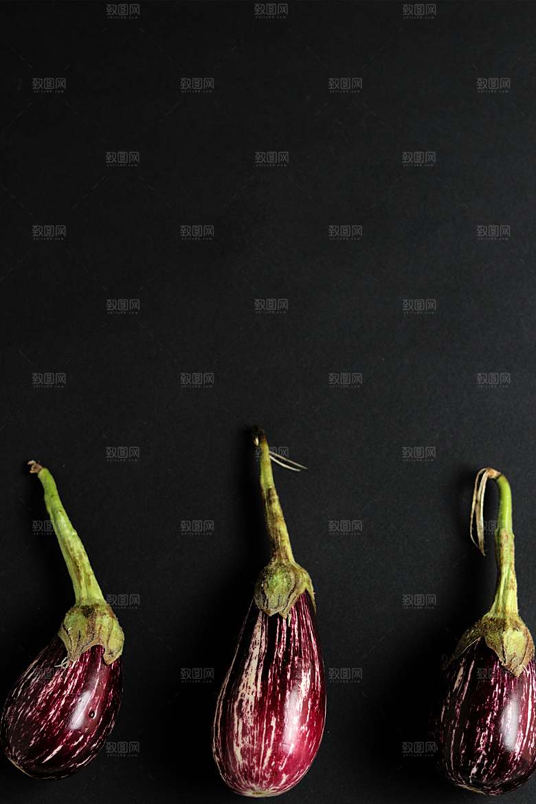 茄子蔬菜特写摄影素材