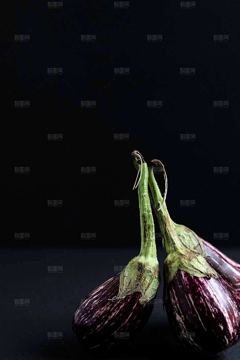 茄子蔬菜特写摄影素材
