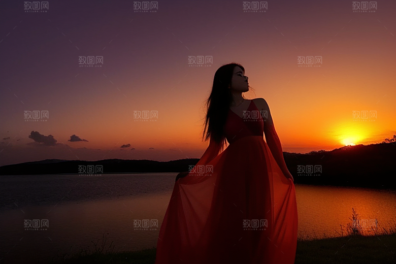 晚霞如画美不可言