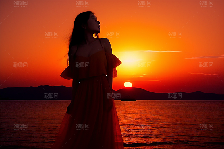 晚霞如画美不可言