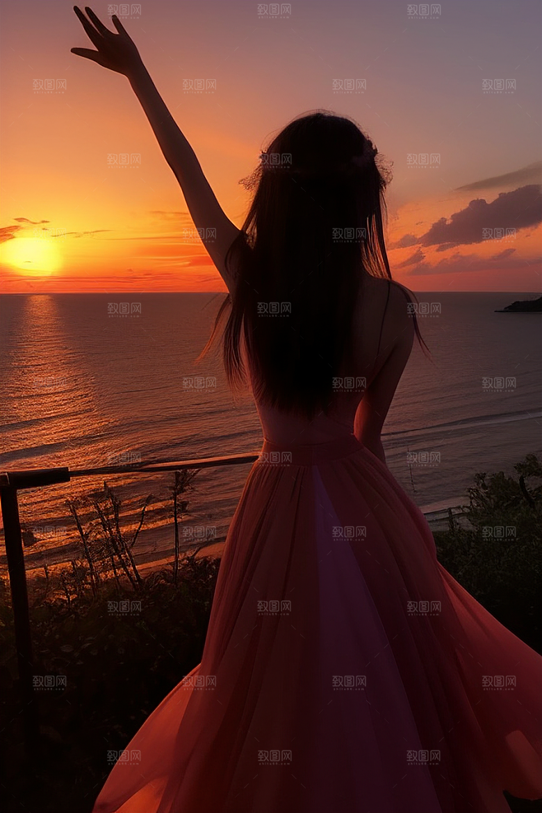 云霞婆娑仙境般美丽