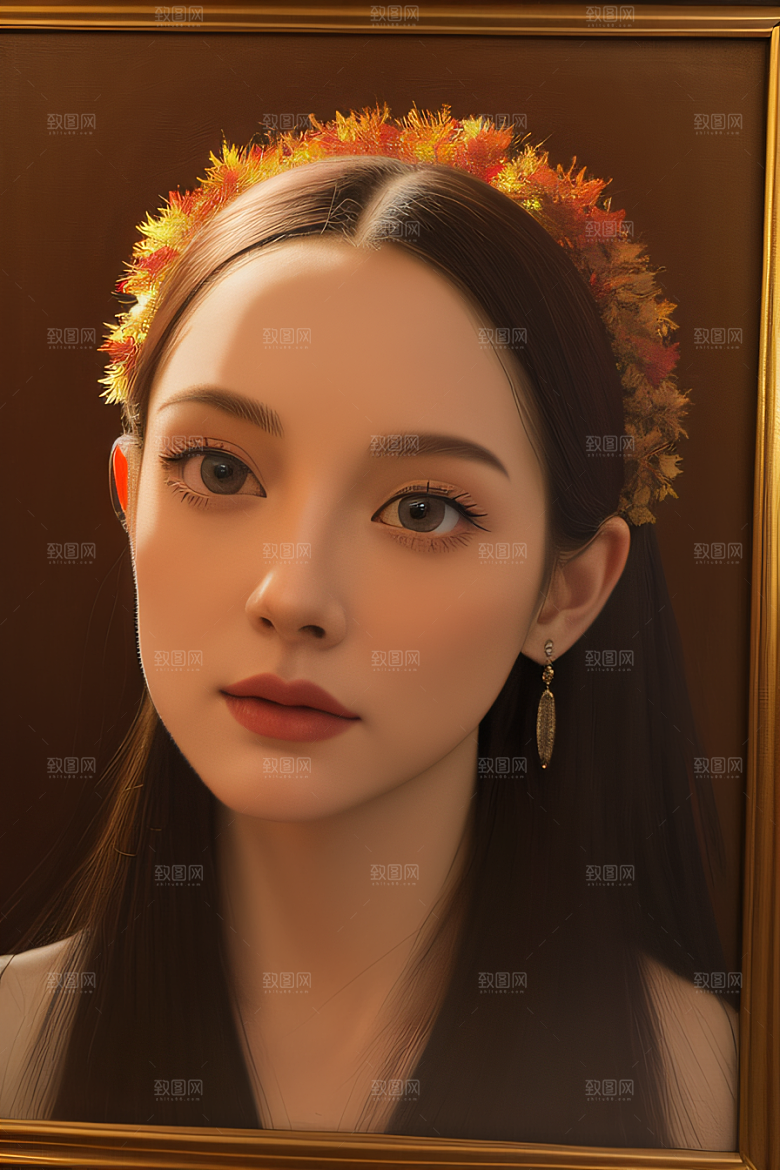 绚丽秋天描绘锡勒姆的超详细油画