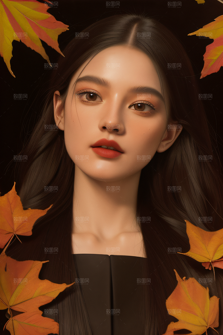 绚丽秋天描绘锡勒姆的超详细油画