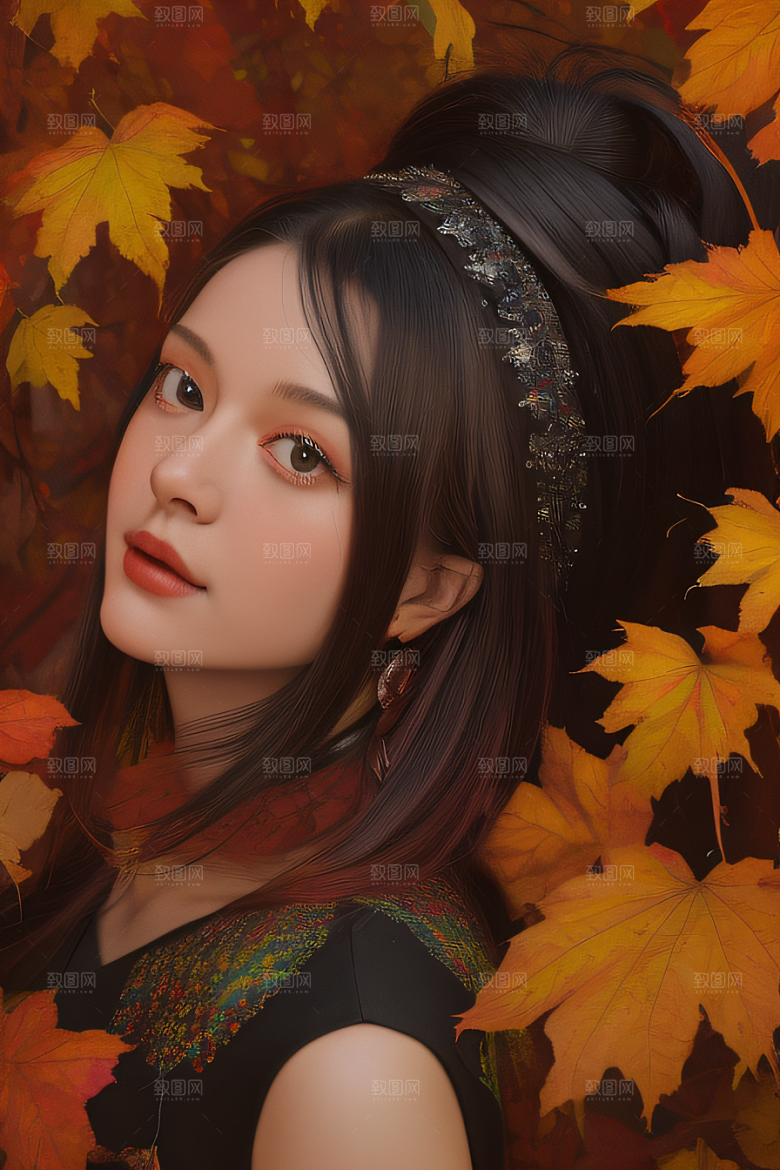 锡勒姆马萨诸塞州秋天的超详细油画