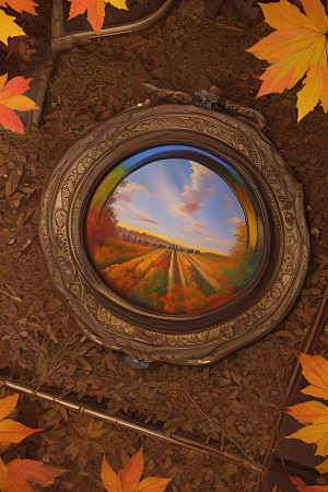 锡勒姆秋天绘画无限细节的真实之美