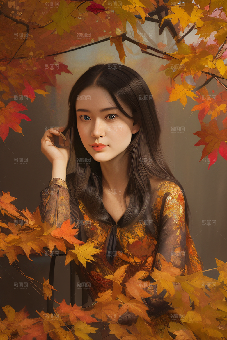 锡勒姆秋天绘画无限细节的真实之美