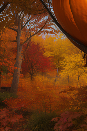 锡勒姆秋季风景无穷细节的油画