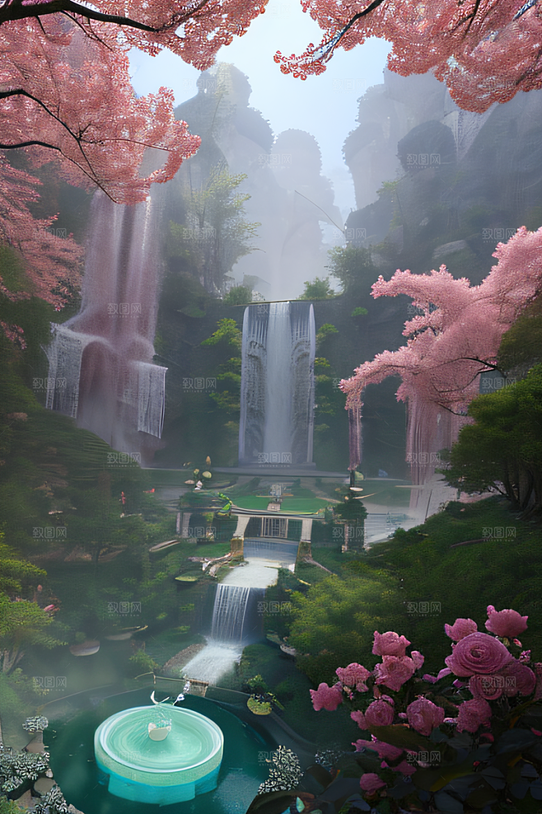 美丽浮华的天空水晶宫