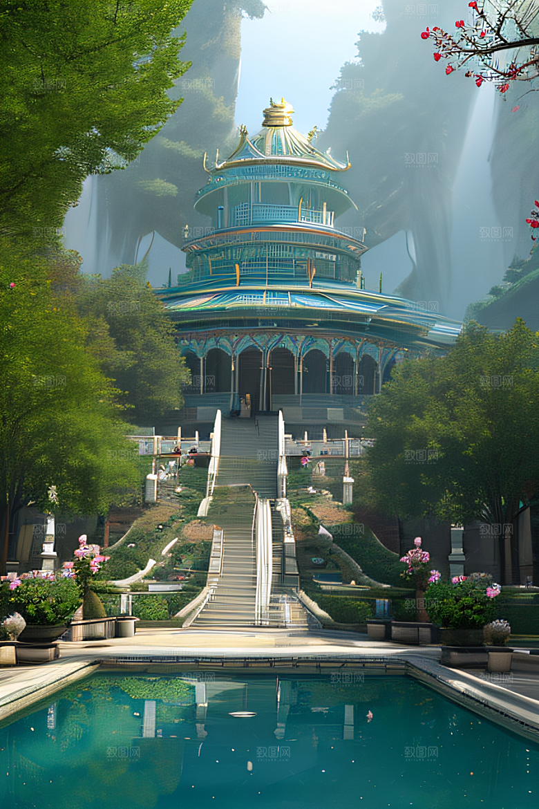 真实细腻的中国天空水晶宫