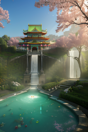 真实细腻的中国天空水晶宫