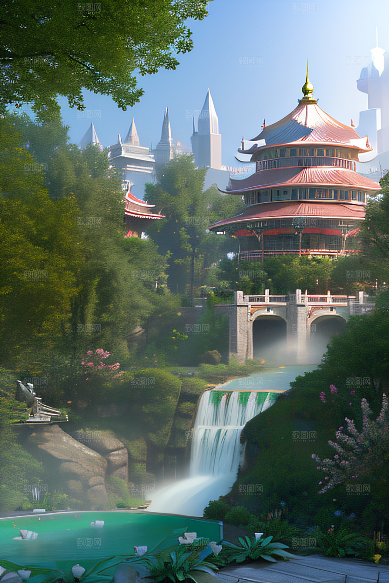 真实细腻的中国天空水晶宫