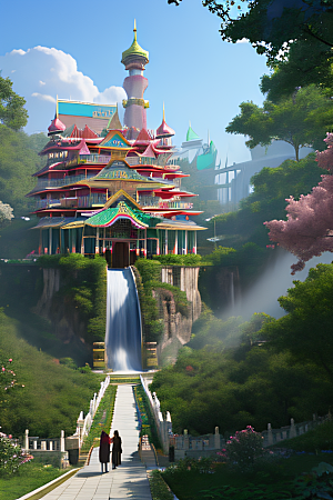 真实细腻的中国天空水晶宫