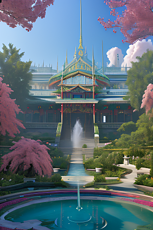 真实细腻的中国天空水晶宫