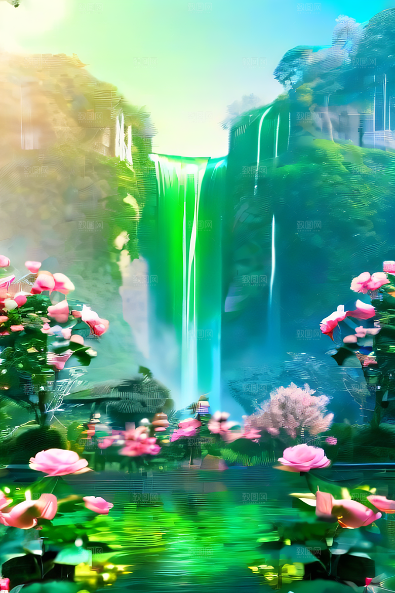 美丽浮华的天空水晶宫