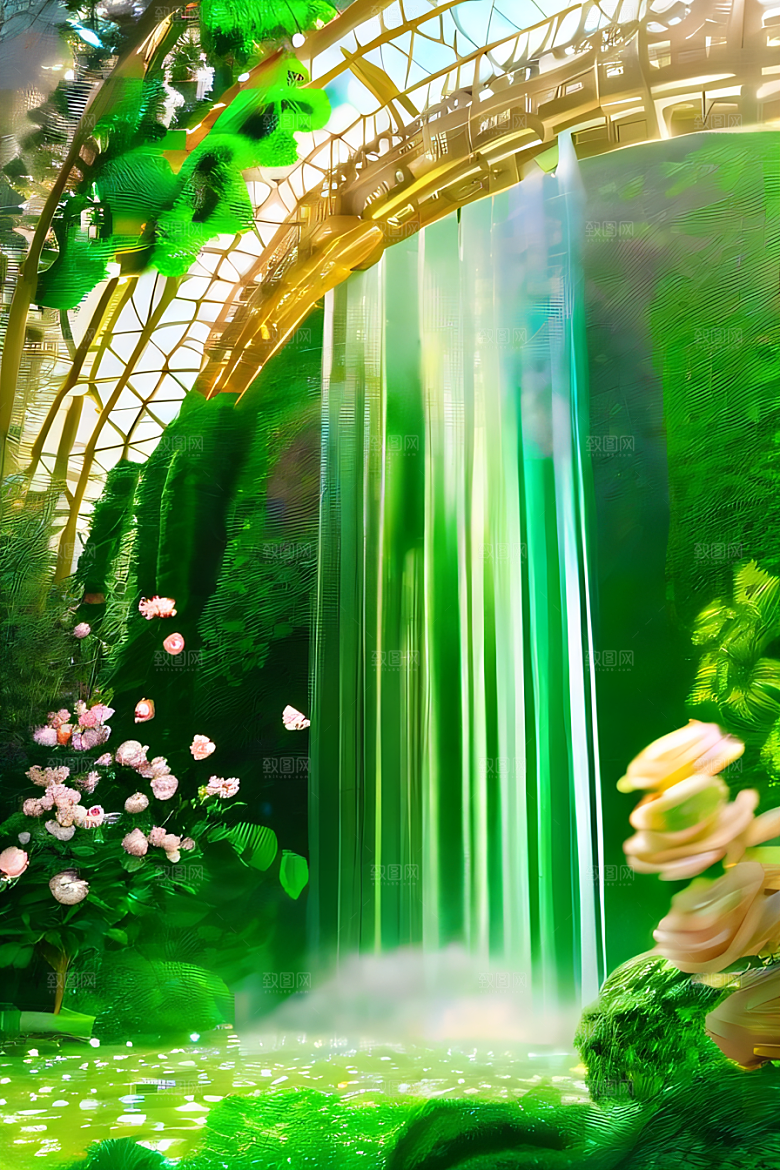 美丽浮华的天空水晶宫