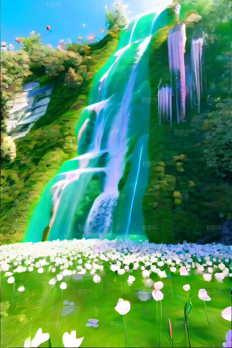 美丽浮华的天空水晶宫