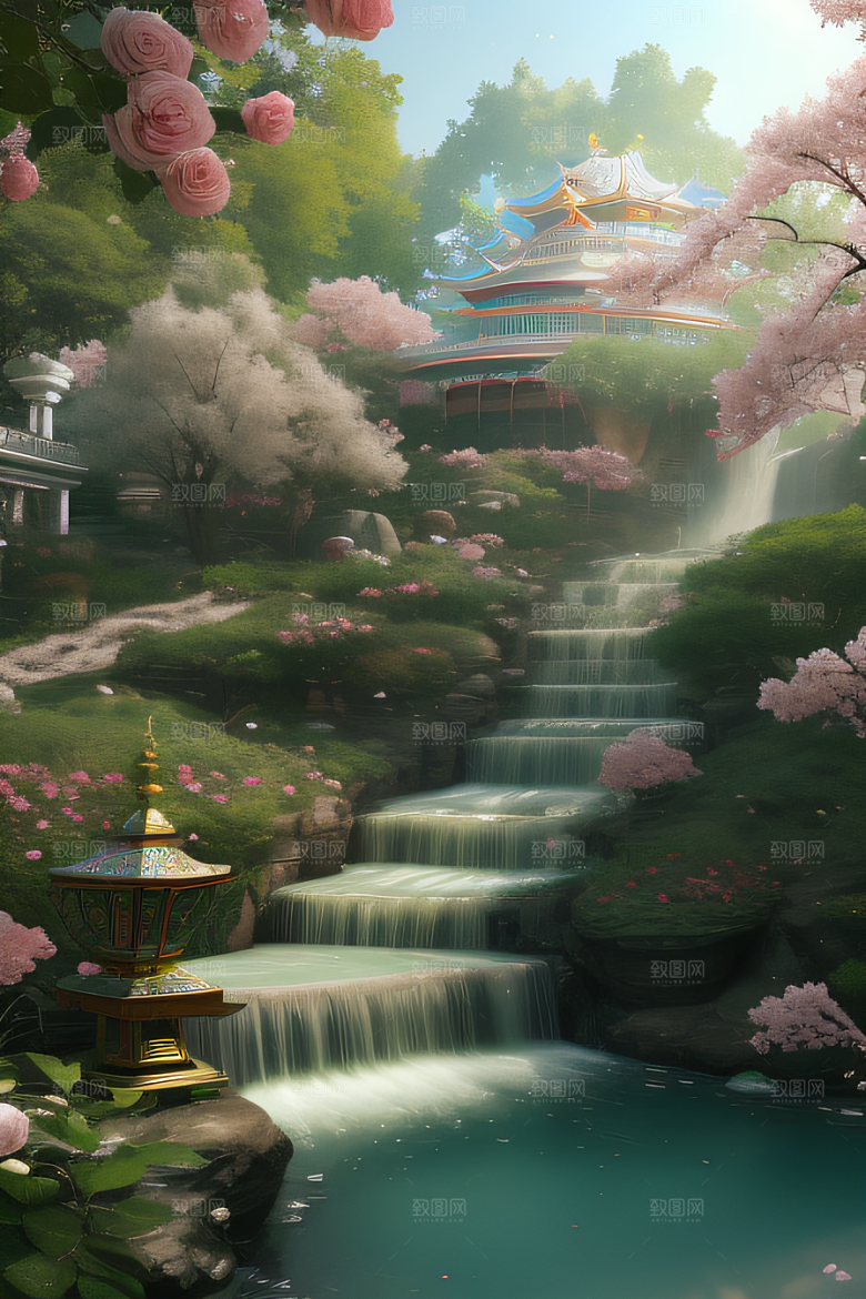 美丽浮华的天空水晶宫