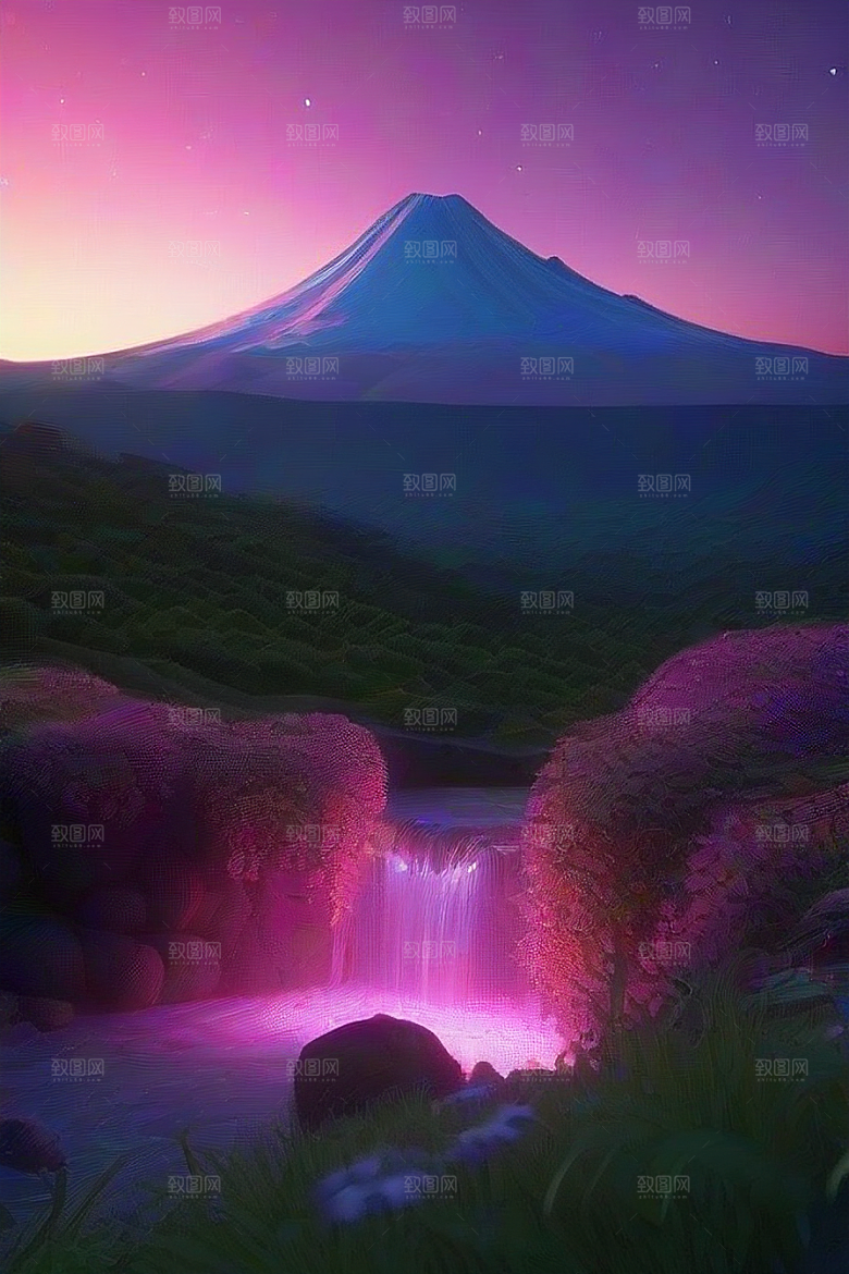 吉卜力风格的夏夜之梦