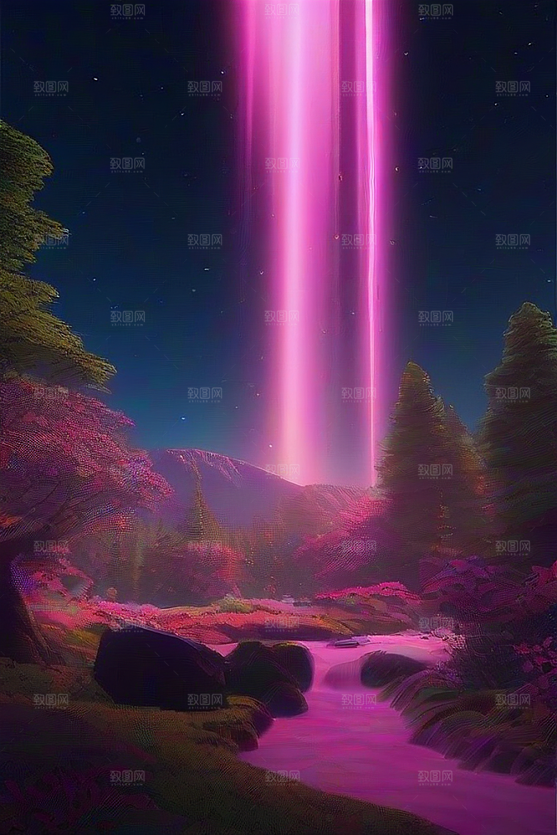 吉卜力风格的夏夜之梦