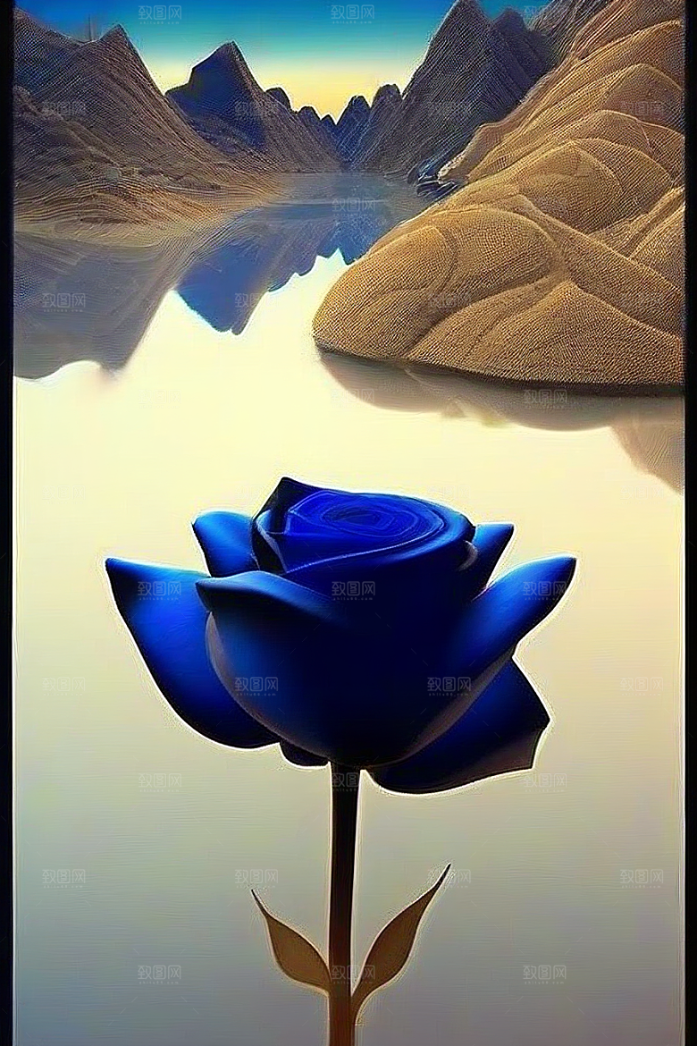 深海中的蓝色梦境