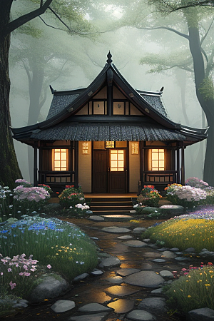 清新画面的柔和灯光魅力