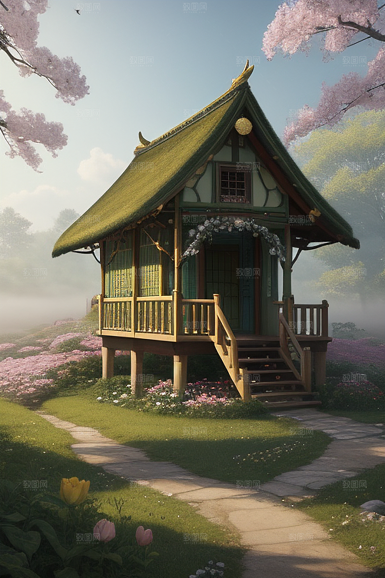 清新画面的柔和灯光魅力