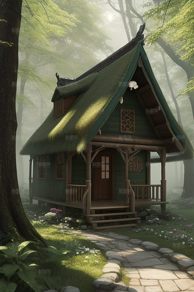美丽童话小屋的梦幻之旅