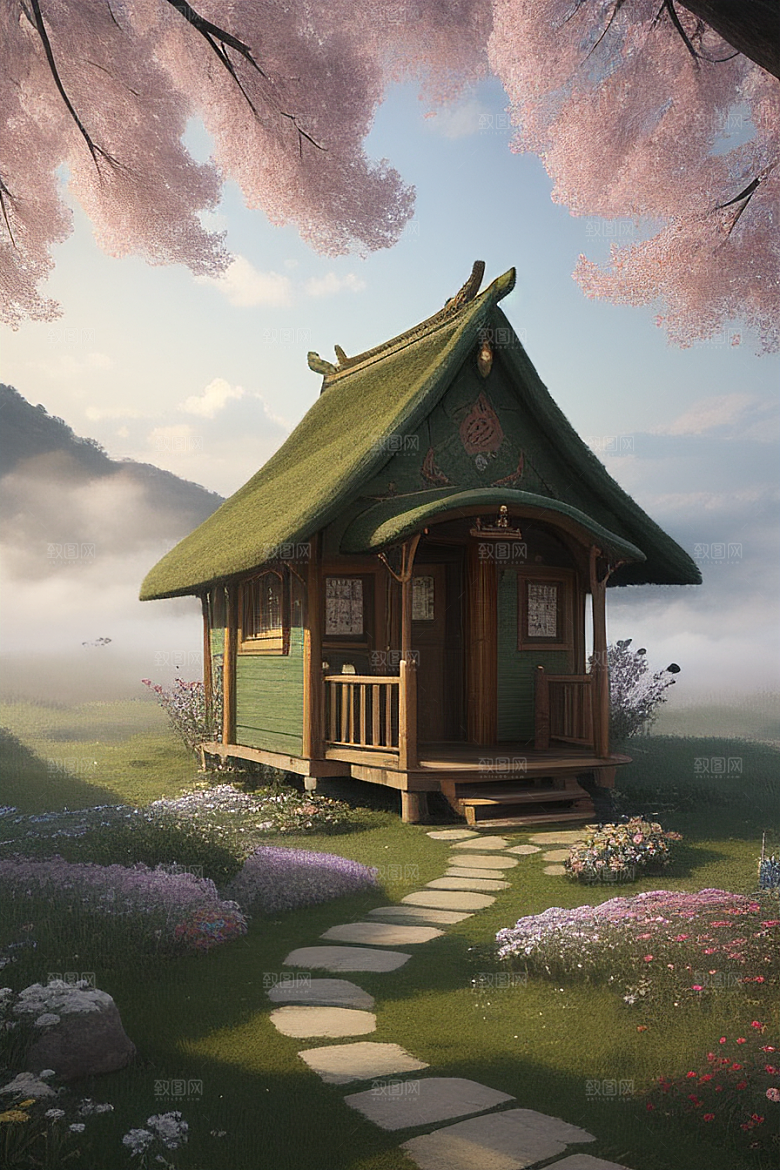 清新画面的柔和灯光效果