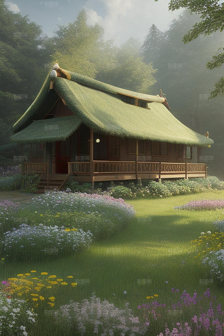 美丽童话小屋的梦幻之旅