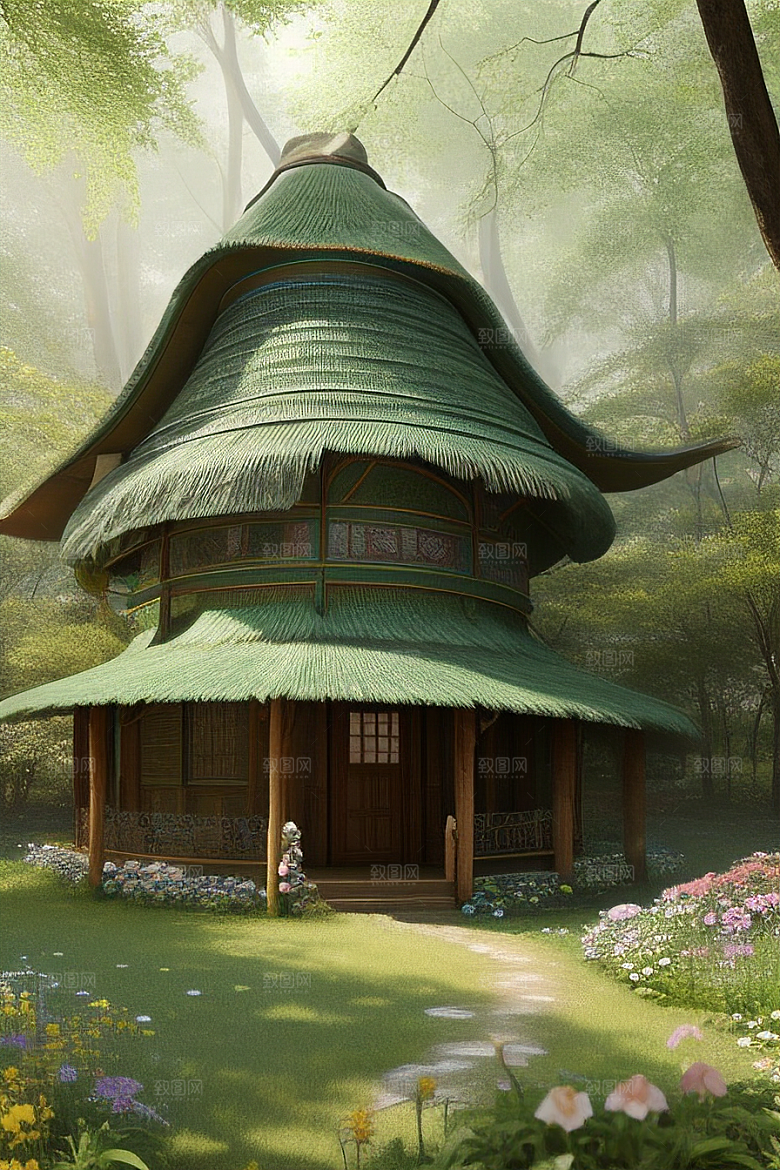 清新画面的柔和灯光效果