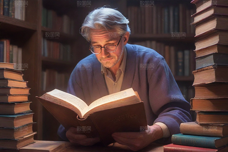 书中世界的魔幻之约男人的动画书籍情缘