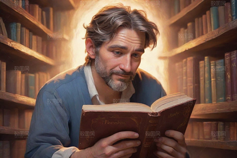 书中世界的魔幻之约男人的动画书籍情缘