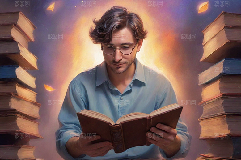 魔法爱好者书籍以卡通形象活现