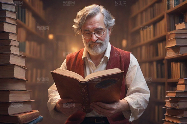 魔法爱好者书籍以卡通形象活现