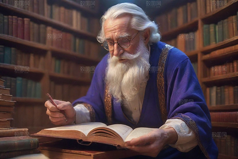 一个男人的魔力书籍变成动画角色