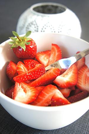 草莓果实水果摄影特写