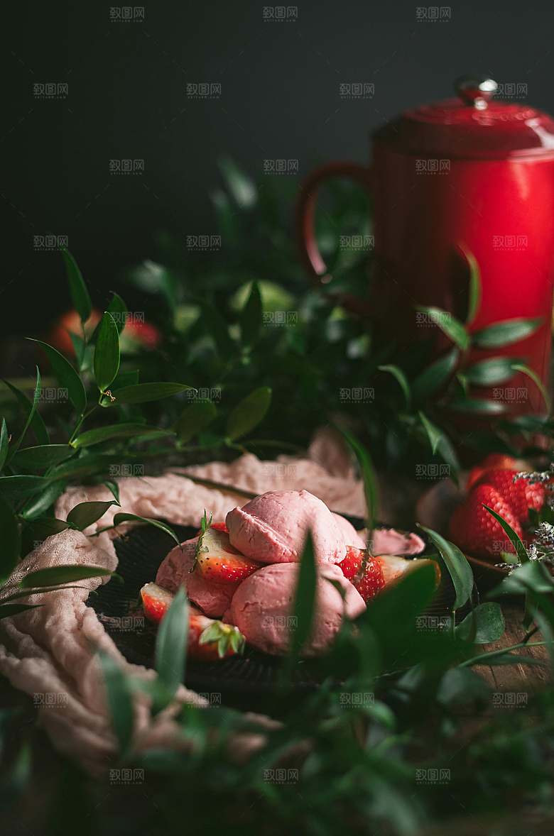 草莓摄影素材元素