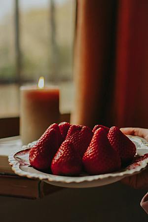 水果摄影素材草莓