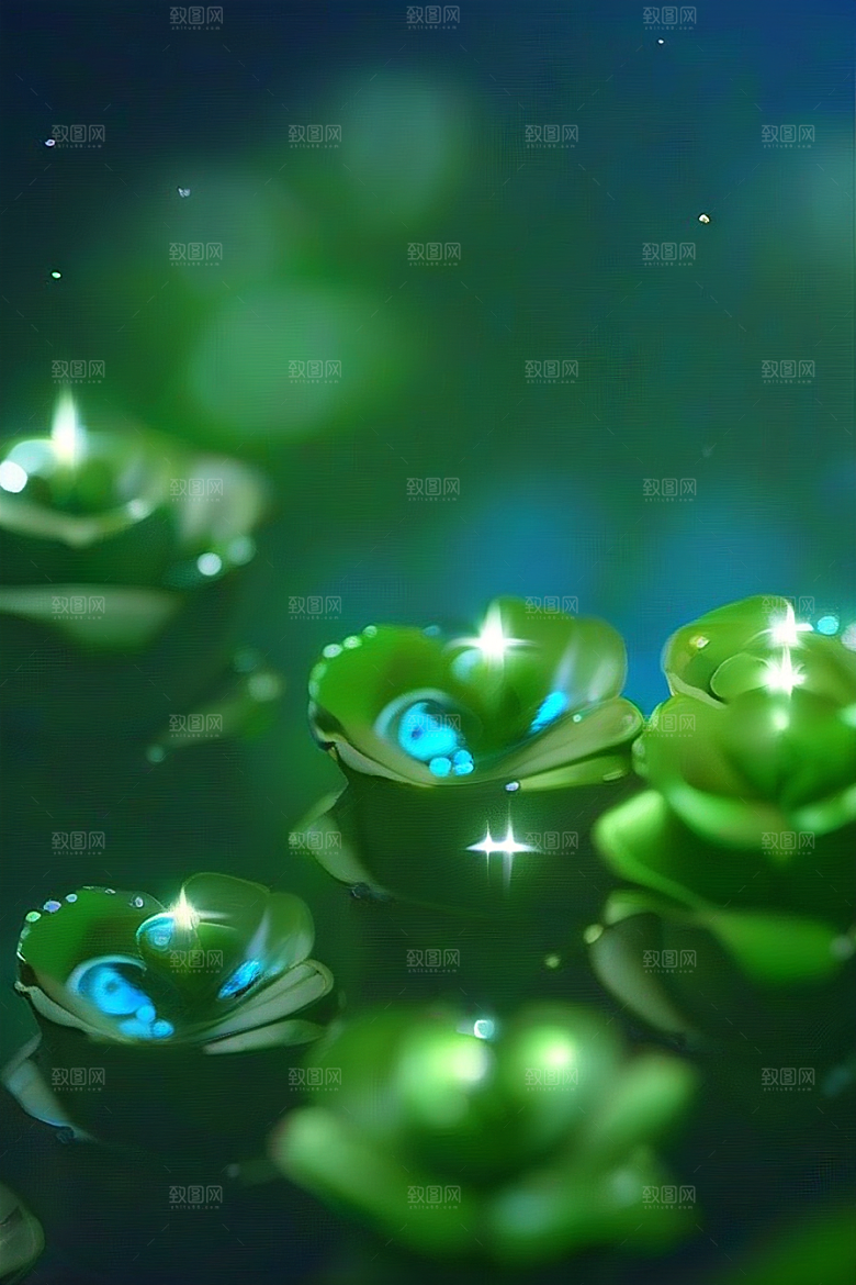 蓝玫瑰的星辰舞曲美景