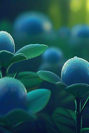 蓝玫瑰的星辰舞曲美景