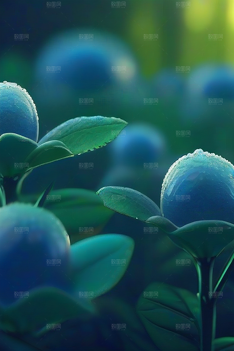 蓝玫瑰的星辰舞曲美景